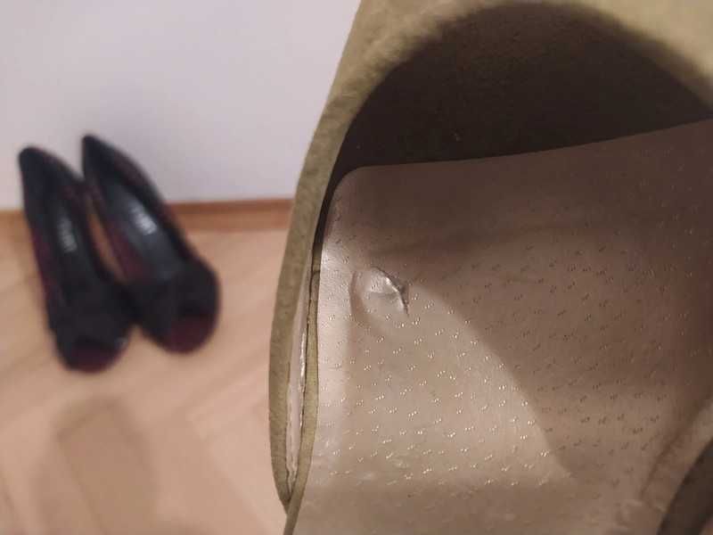 Zielone szpilki r. 39 Bonprix