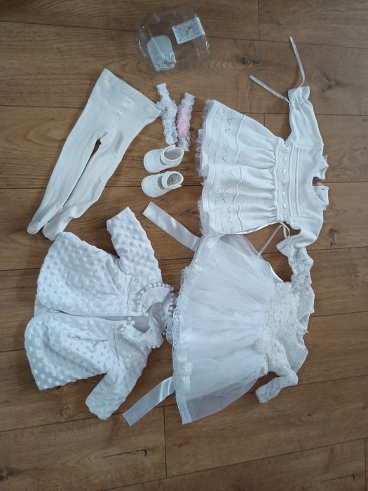 Zestaw do chrztu dla dziewczynki 68