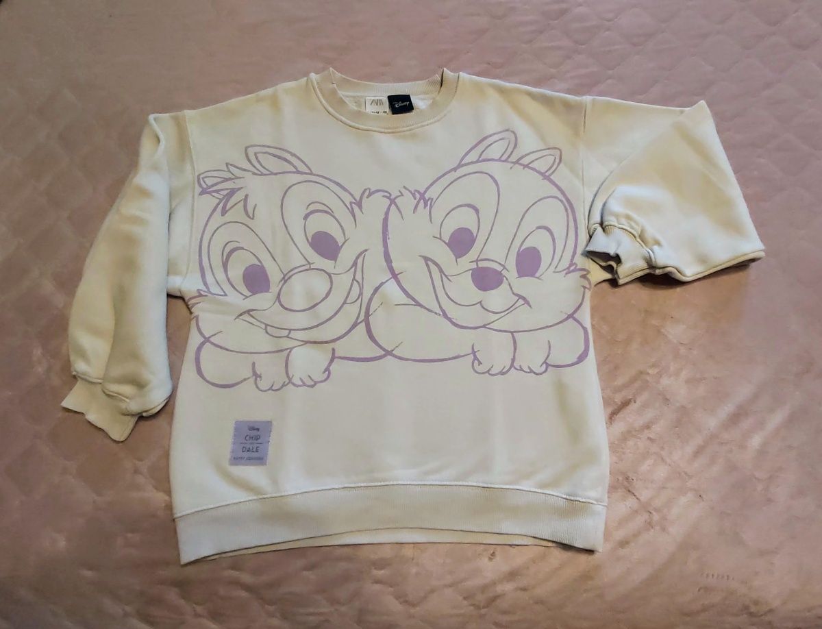 Sweater Disney estampada com esquilos, Zara