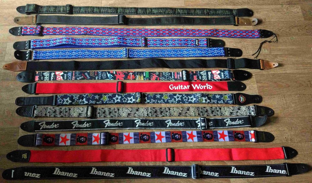 Pasek do gitary, Gibson, Fender, Ibanez, AC/DC