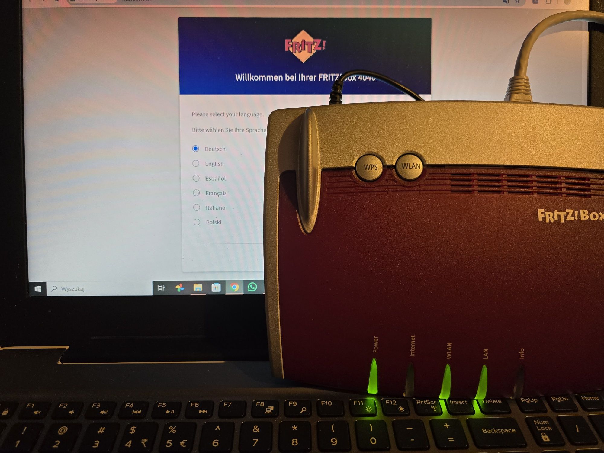 Fritzbox 4040 router WiFi 5 Mesh