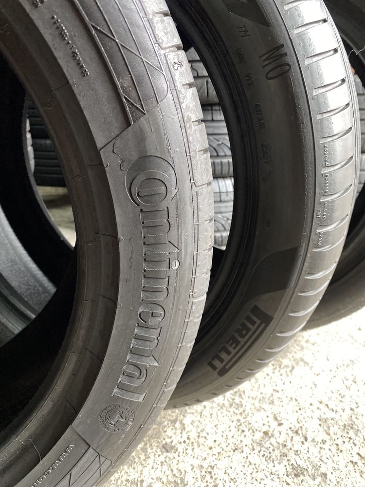 Літні шини 245/45/18 Continental+Pirelli