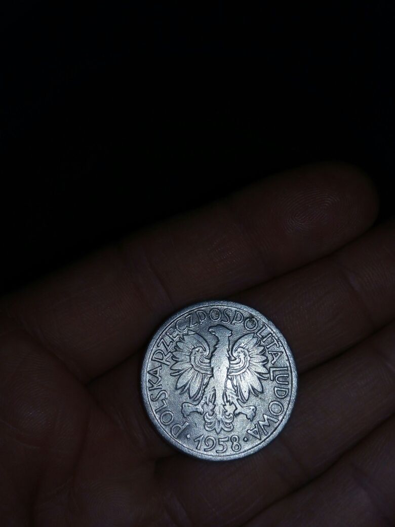 Moneta 2 zł 1958 r. JAGODY PRL