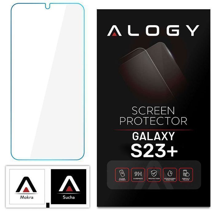 Szkło hartowane na ekran 9h + Szkło na obiektyw do Samsung Galaxy S23+