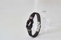 Pulseira Masculina Couro Resistente