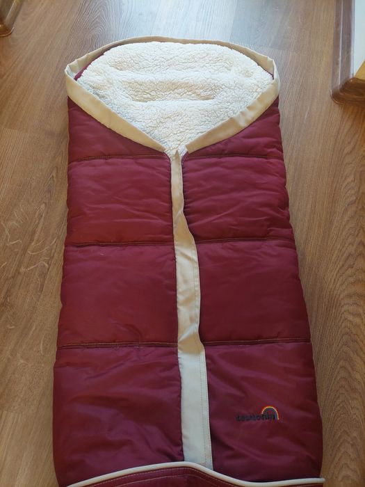 Трансформер - супер теплий конверт/ одіяло на овчині Teutonia