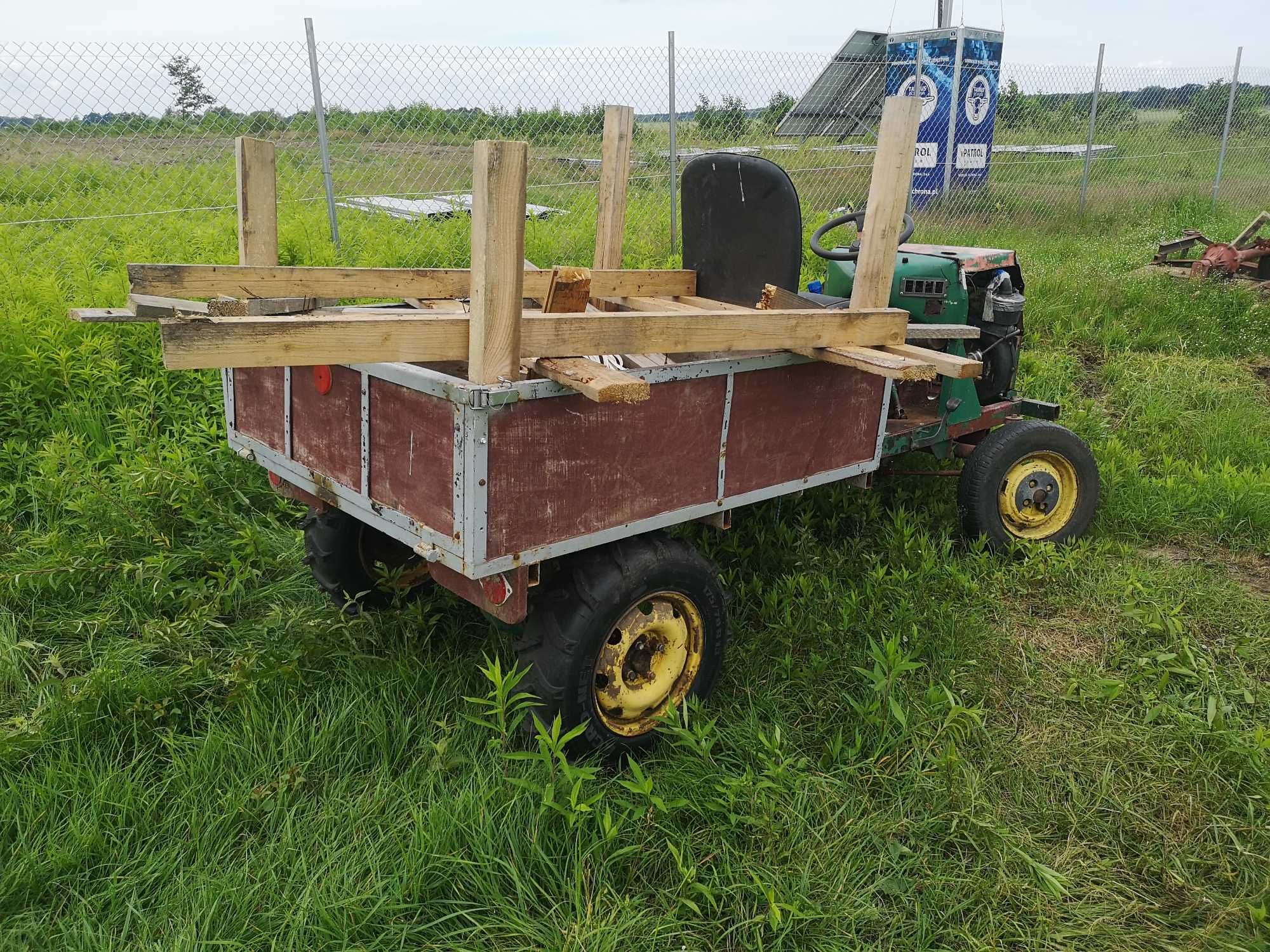 Traktorek papaj wodzidło ogrodnicze SAM silnik Maluch fiat 126 traktor