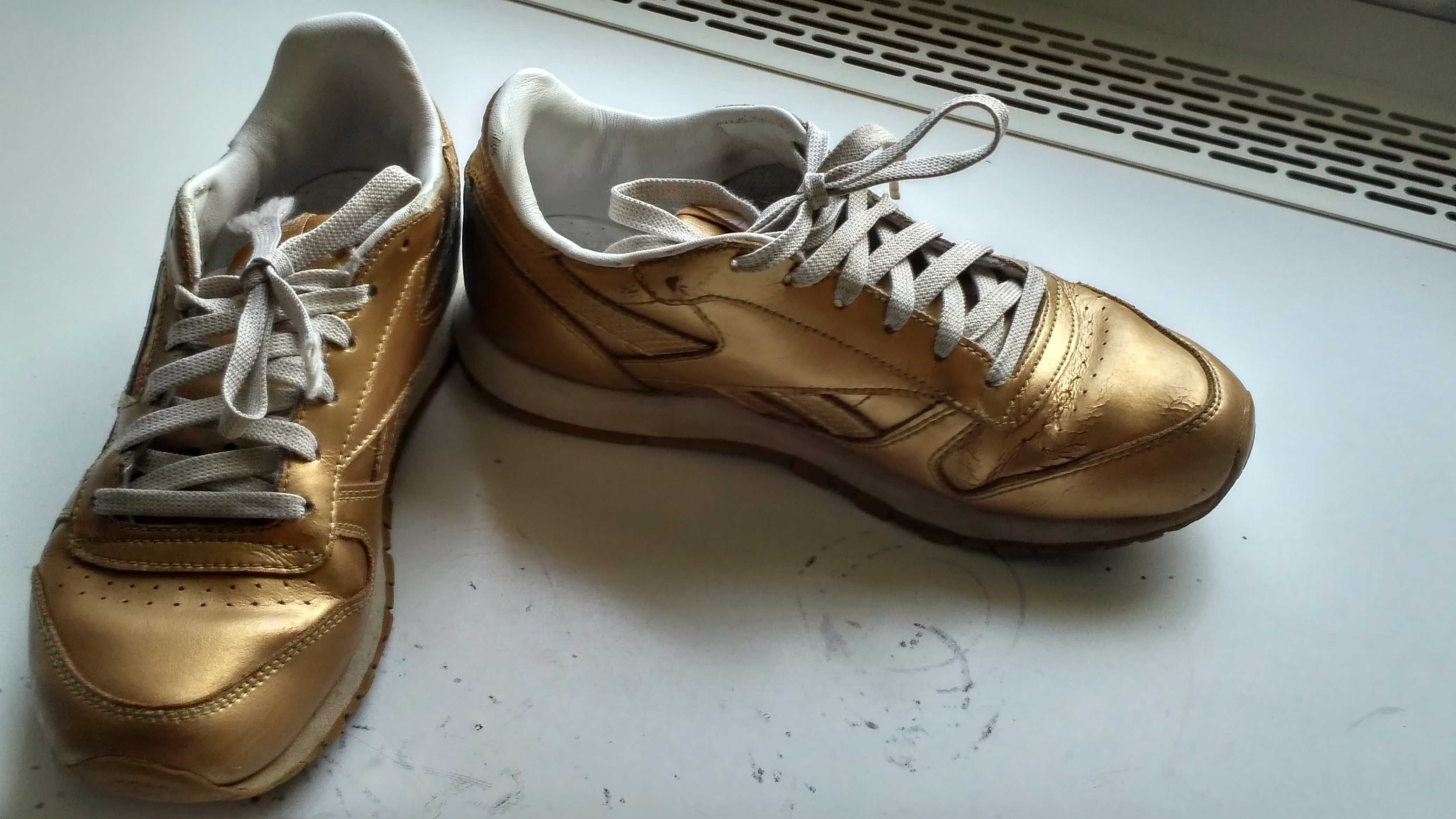 Adidas buty sportowe adidasy złote r. 36
