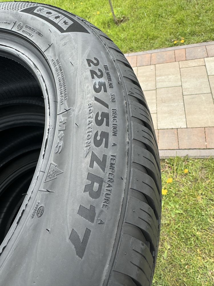 Opony 225/55R17 wielosezonowe jak NOWE Imperial 2023 rok !  WYSYŁAMY !