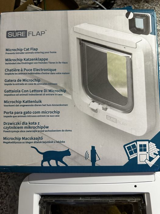SureFlap - дверцята, клапан Sure Petcare з мікрочіпом для котів