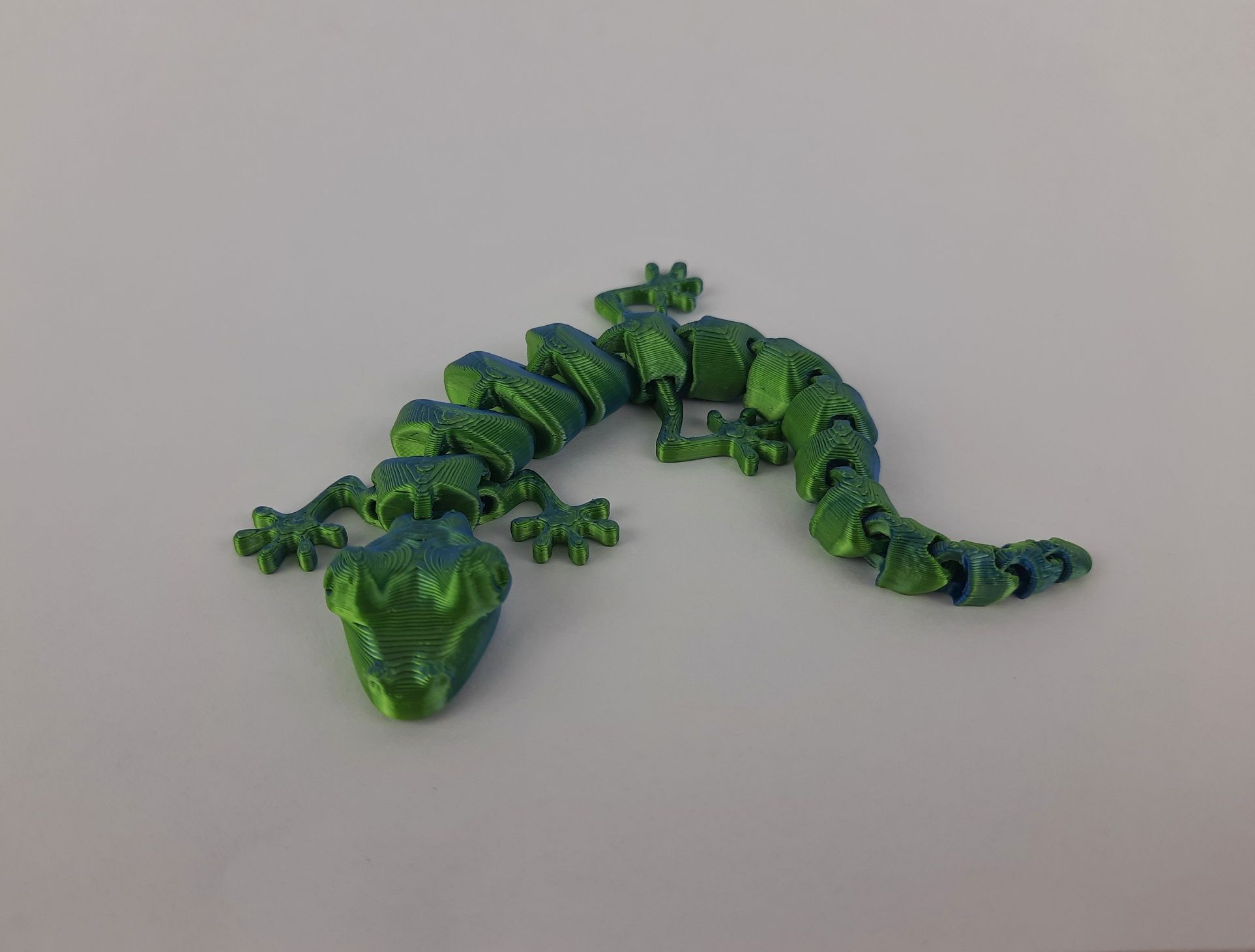 Hit! Jaszczurka ruchoma wydruk3D zabawka antystresowa fidget toy