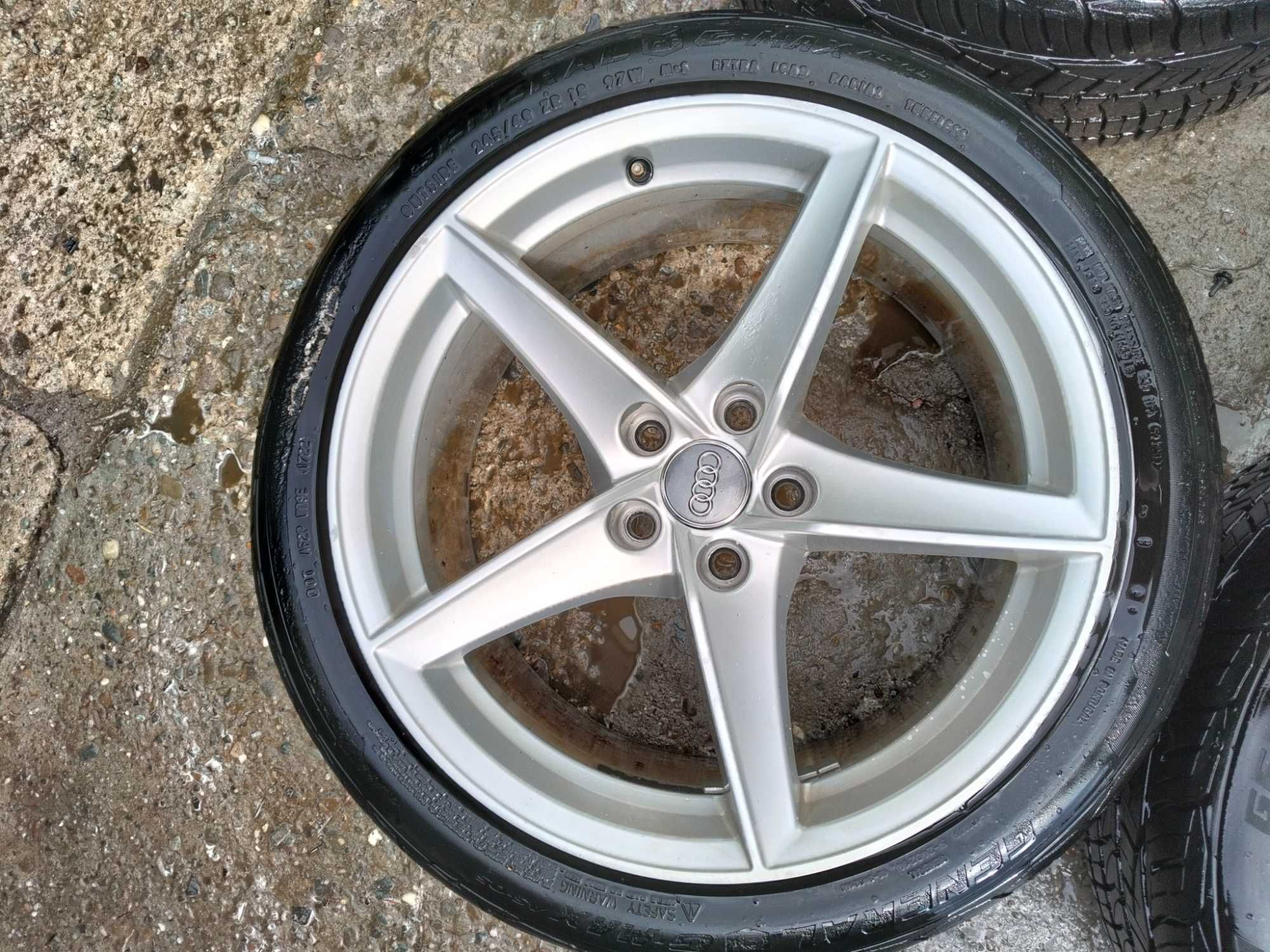 Koła felgi 18 5x112 oryginalne audi opony 245 40 r18