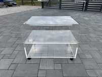 Stolik Szafka Plexiglass Plexi Vintage 71x44x55