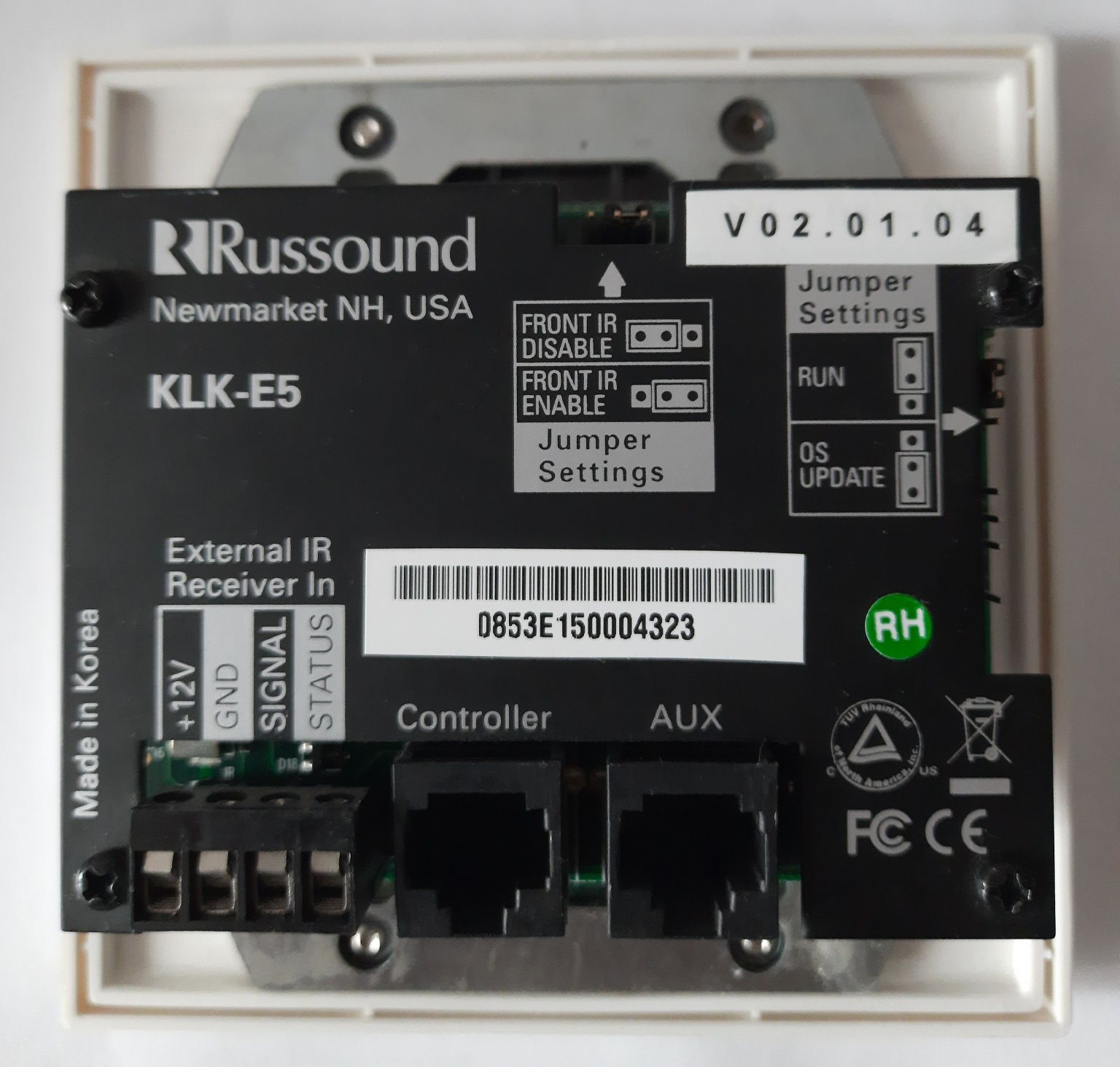 Russound KLK-E5 панель мультирум, б/у.