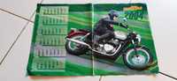 stary plakat kalendarz motocyklowy z 2004 roku triumph