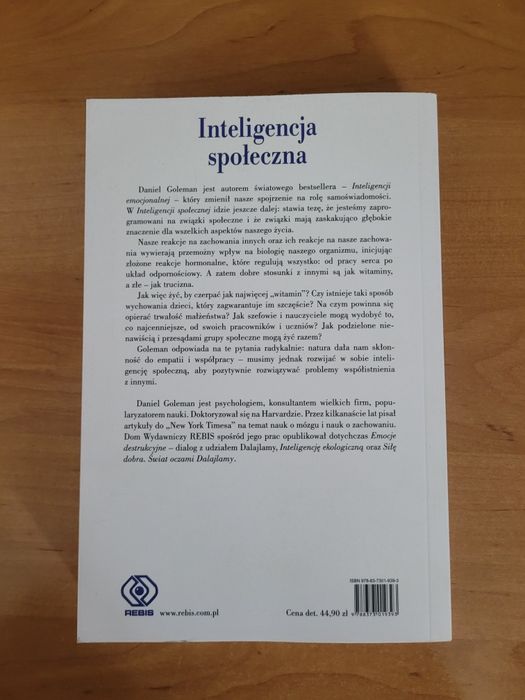 Inteligencja społeczna. Daniel Goleman