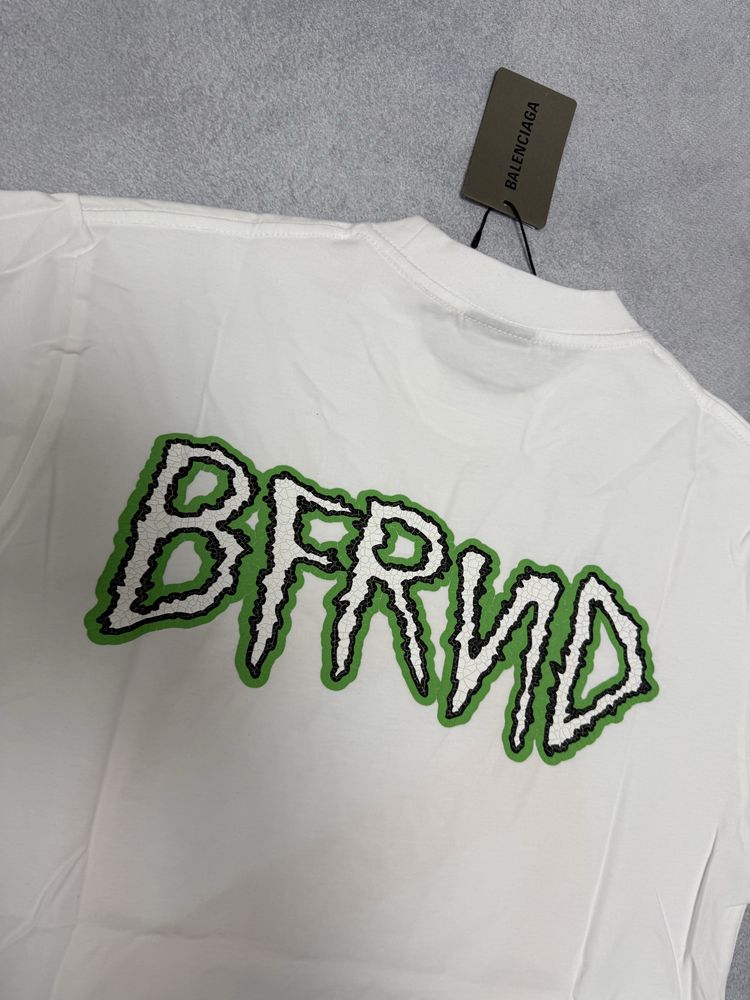 футболка Balenciaga Ai Bfrnd tee white S M L