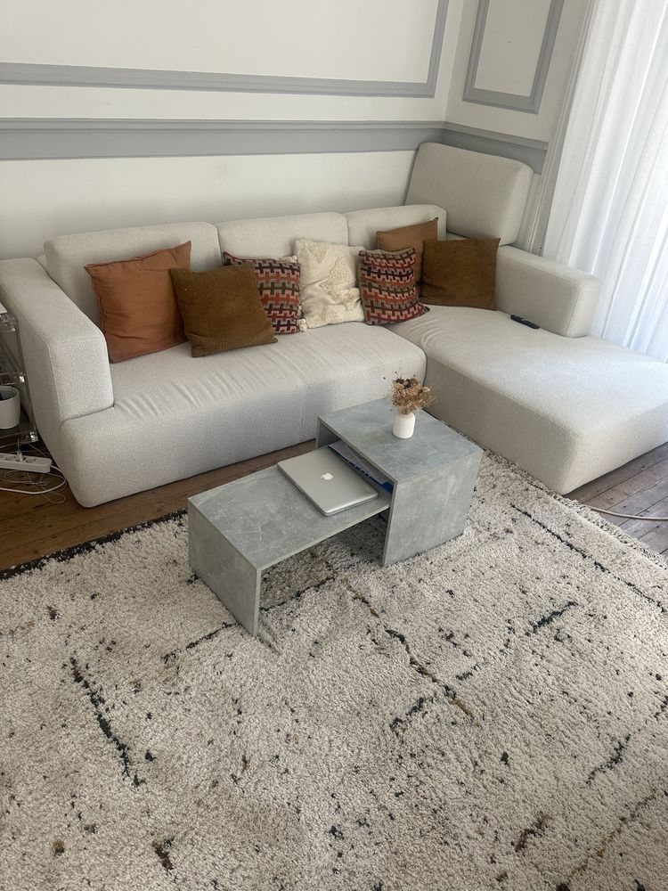Sofa aesthetic creme grande