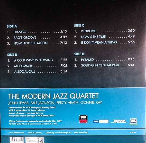 THE MODERN JAZZ QUARTET - 1959 BONN-2LP-płyta nowa , zafoliowana