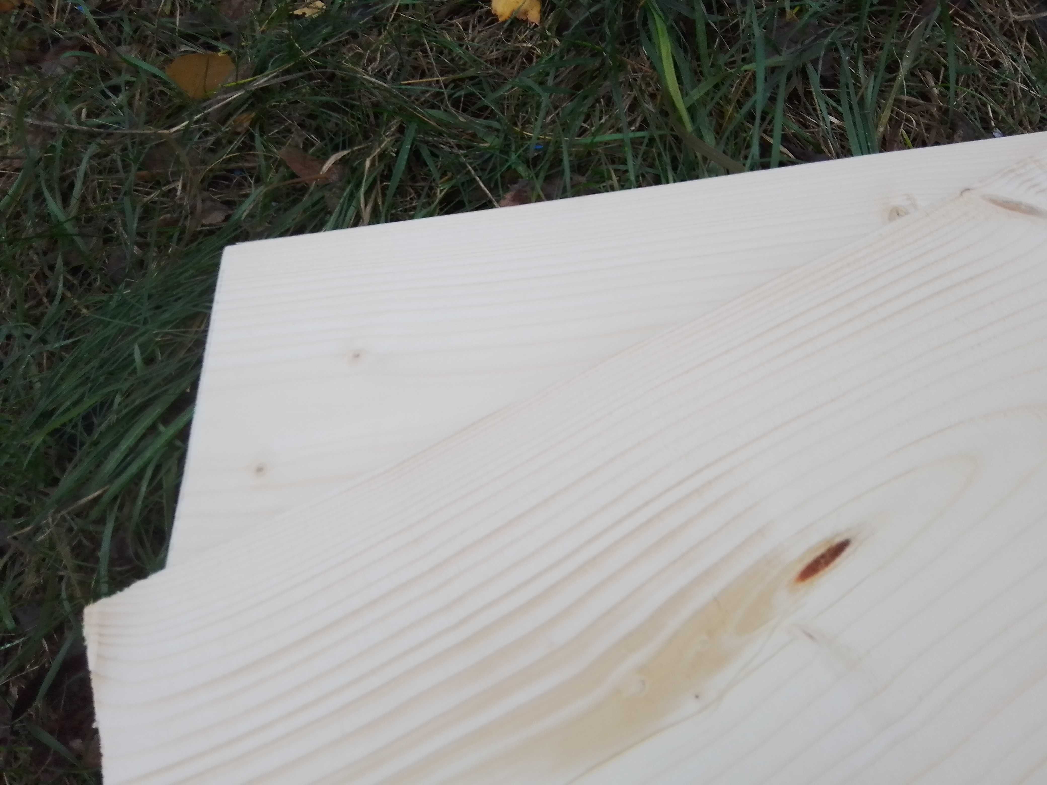 Parapet - gruba drewniana deska heblowana 120 cm, różne wymiary