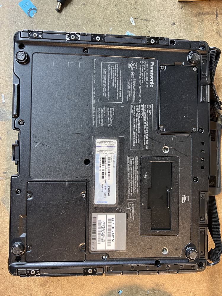 Panasonic cf 19 laptop tablet i5 ssd