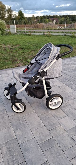 Wózek Bebetto Rainbow, pasy do przyszycia