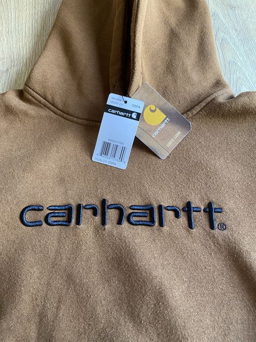 Hoodie carhartt castanho M