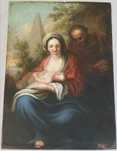 Stary obraz olejny, Święta Rodzina XVIII / XIX w.