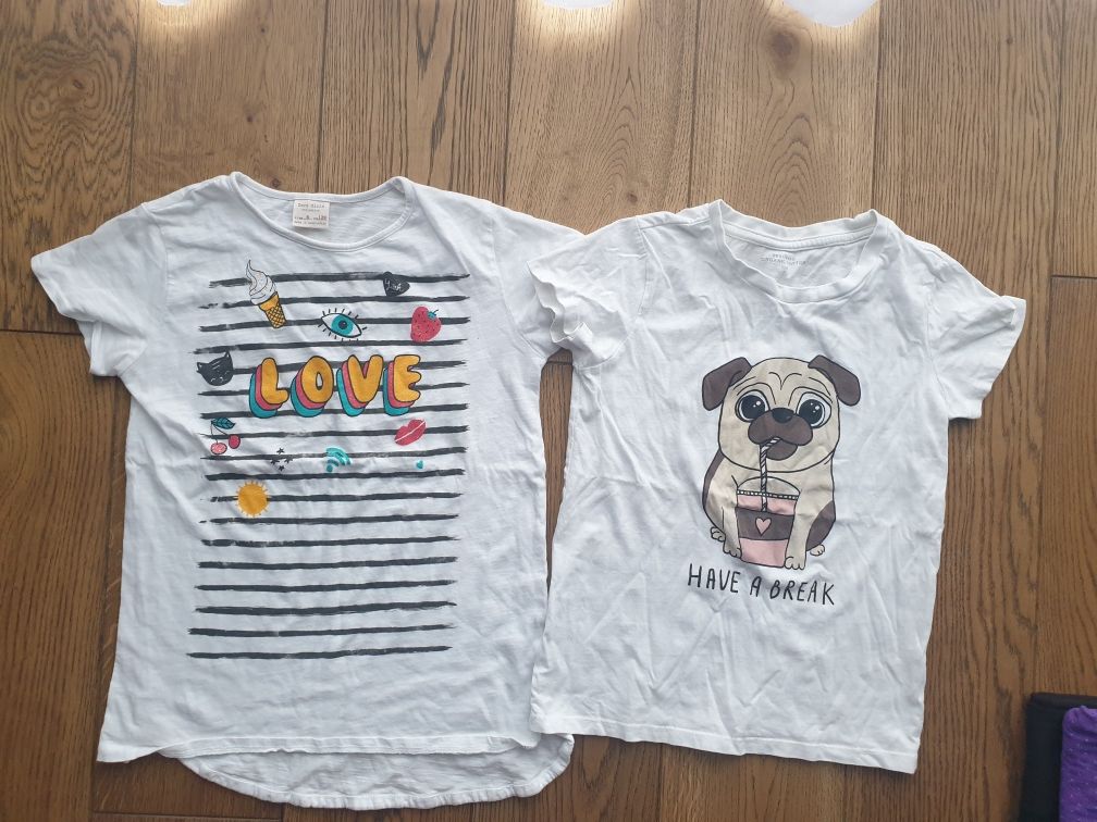 T shirty bluzki krótki rękaw Zara Reserved 128