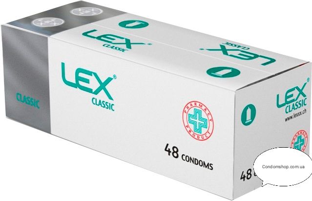 Презервативы Lex Лекс классик classic 48шт,сроки до 2028. Большая пачк