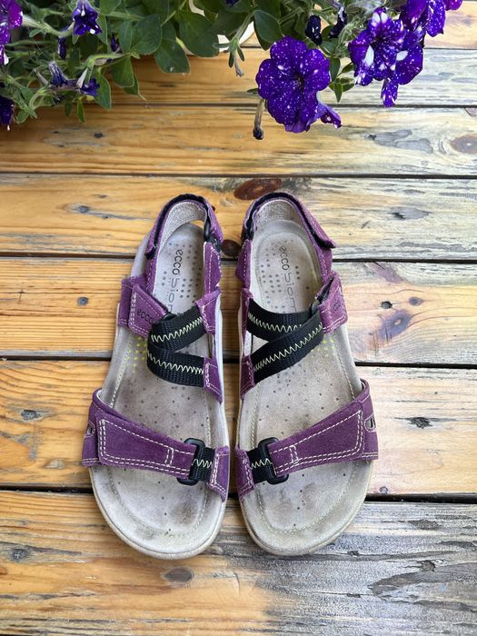 Сандалі ECCO, 39, натуральна замша