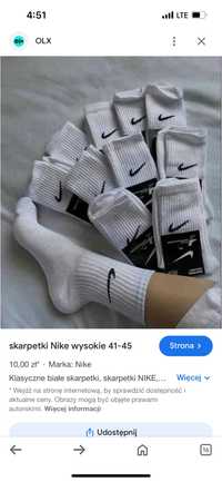 20x skarpety Nike dla P.Grzegorza