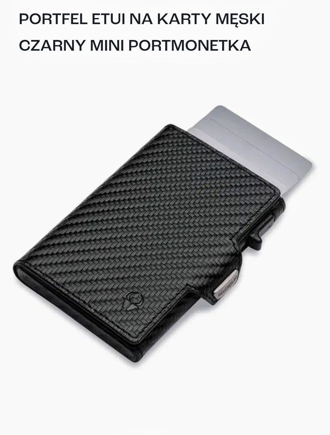Nowy carbonowy portfel, etui na karty, dokumenty itp. Apple Air Tag!