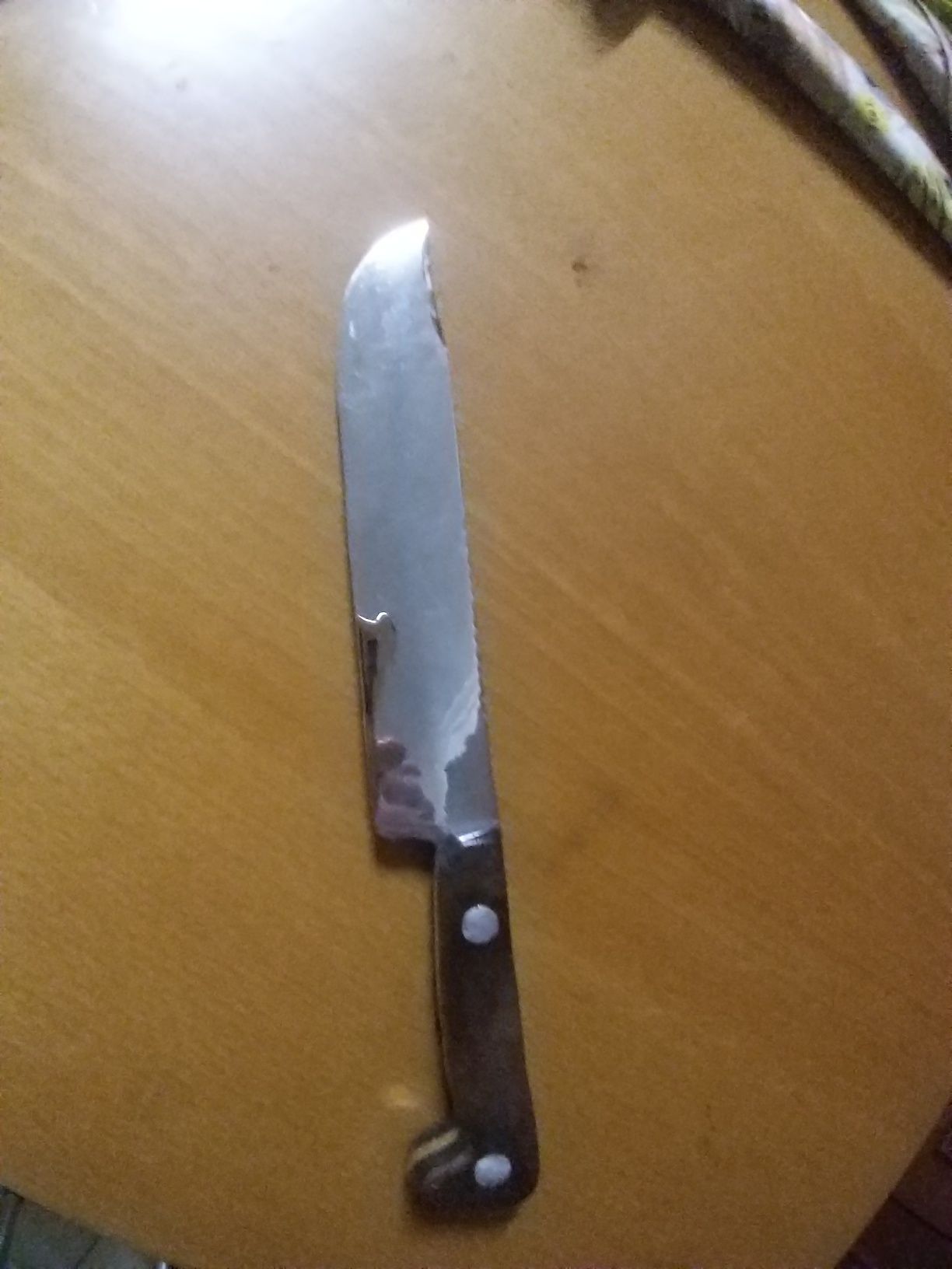 Faca de mato com serrilha vintage
