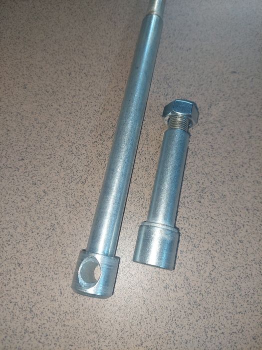 Nowa kpl oś kola tyl wahacza rama wsk 125 b1 dwuramowka pl