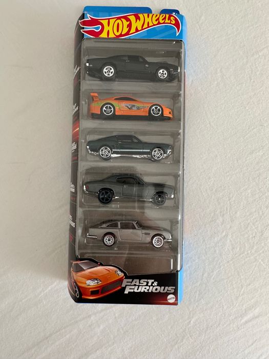 hot wheels 5 pak fast&furious supra aston Martin dodge mustang