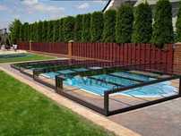 Zadaszenie na basen PRESTIGE R1 jedna szyna 6,55 x 3,00 x 0,60