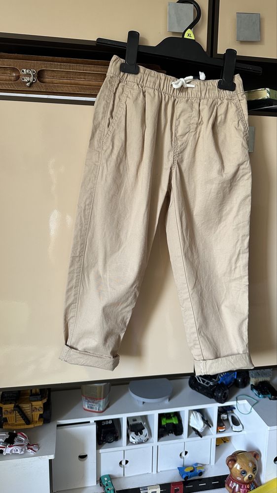 Брюки, штани, беж, літні H&M
