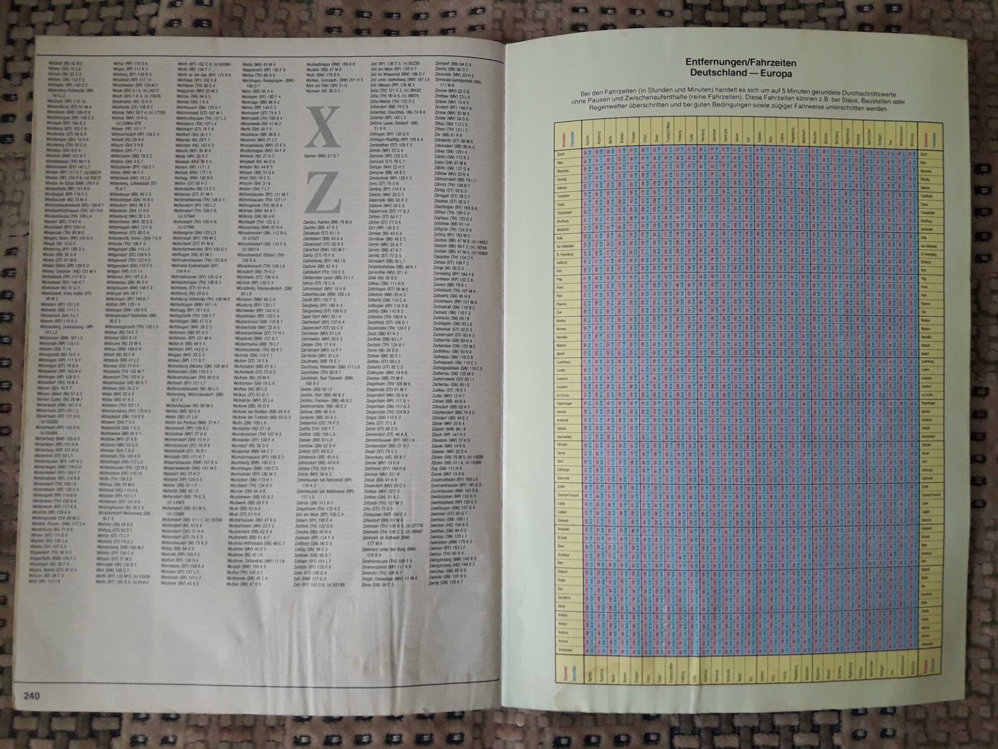 Атлас карта доріг Німеччина