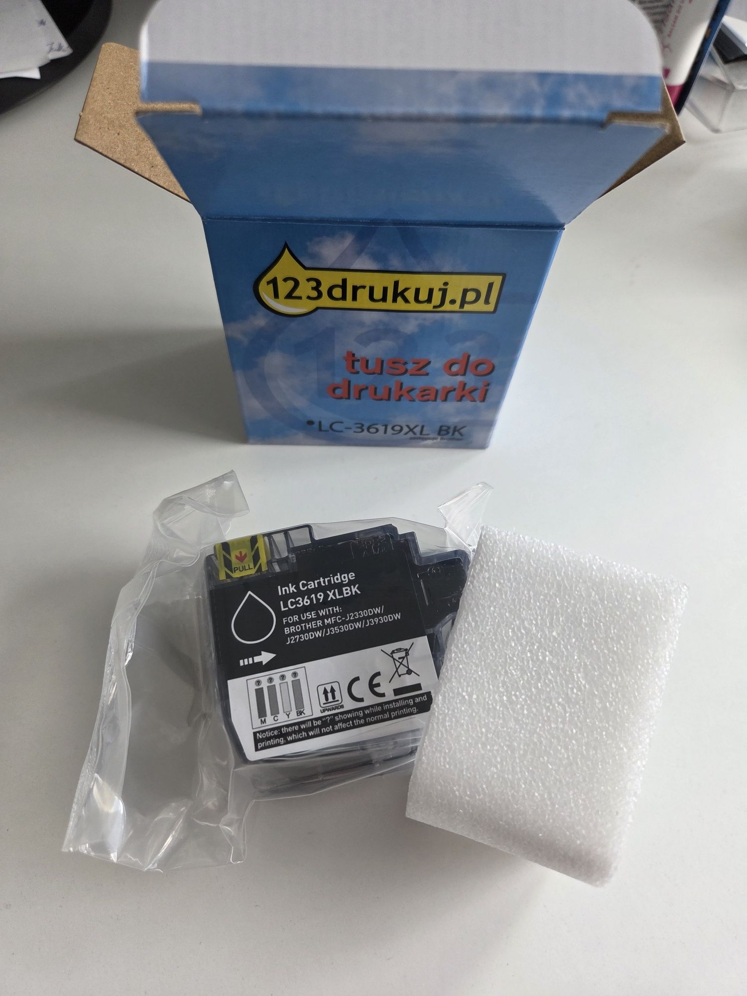 Tusz zamiennik do drukarki Brother LC-3619XL BK pojemność 74 ml