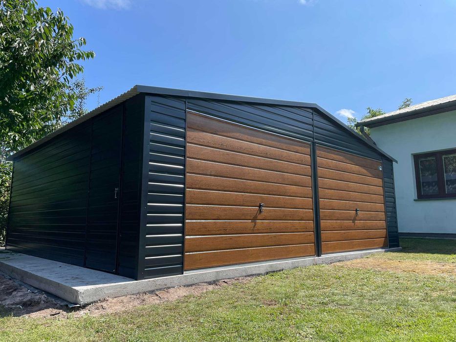 Garaż blaszany, 7x5. WZMOCNIONY PROFILAMI. PRODUCENT. Cała Polska