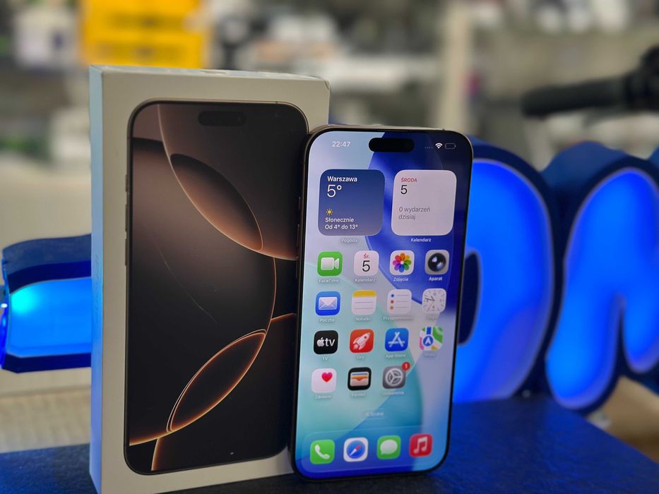 Smartfon APPLE iPhone 16 Pro Max 5G 256GB 6.9" Tytan Pustynny / RATY