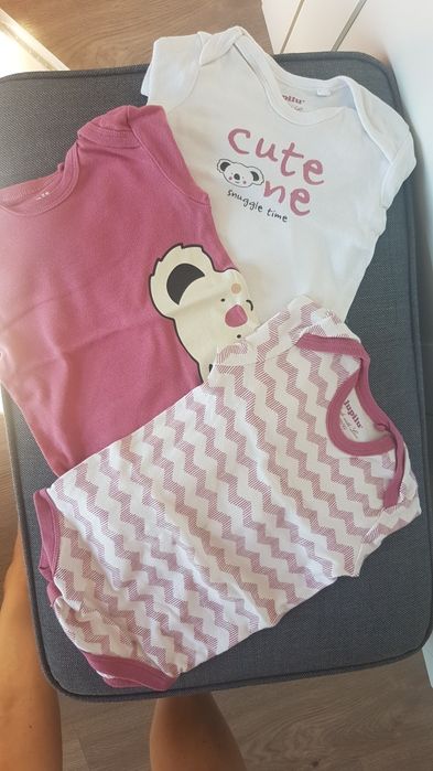 3pak body z długim rękawem mogą być dla chłopca i dziewczynki