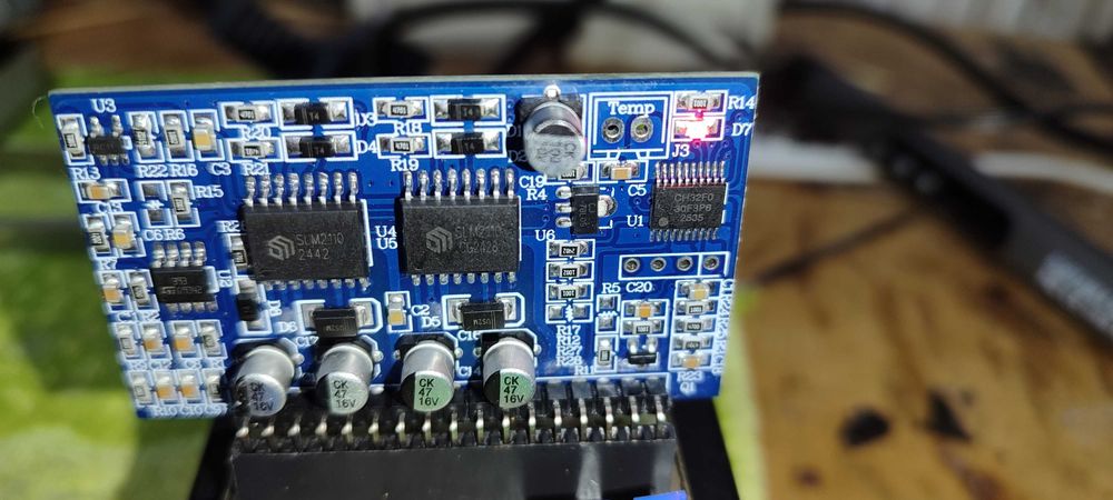 Микропроцессор платы чистого синуса CH32F030F3P6