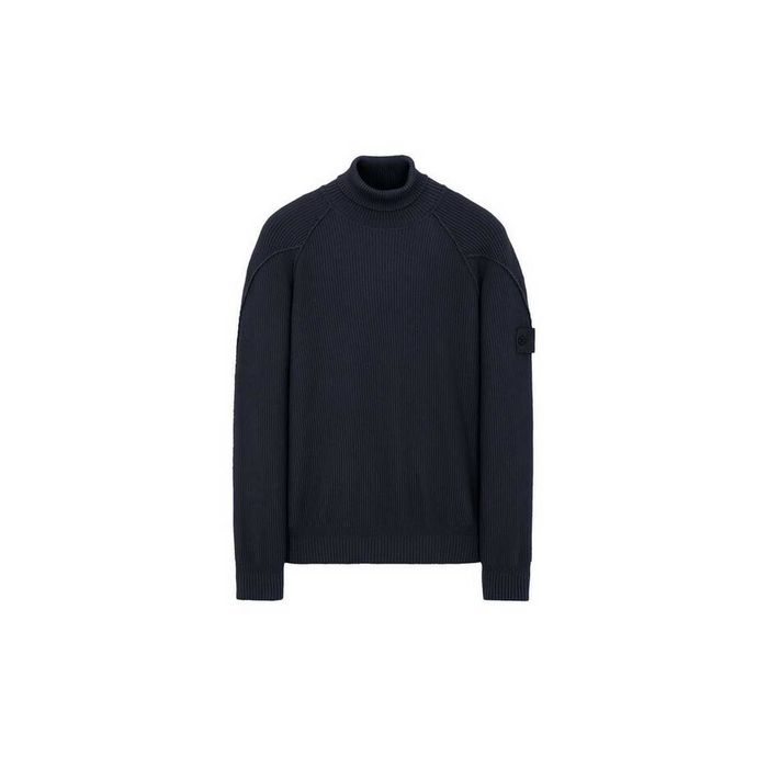 Светр STONE ISLAND Ghost Piece Wool Roll-Neck Jumper Blue SI0157-BL