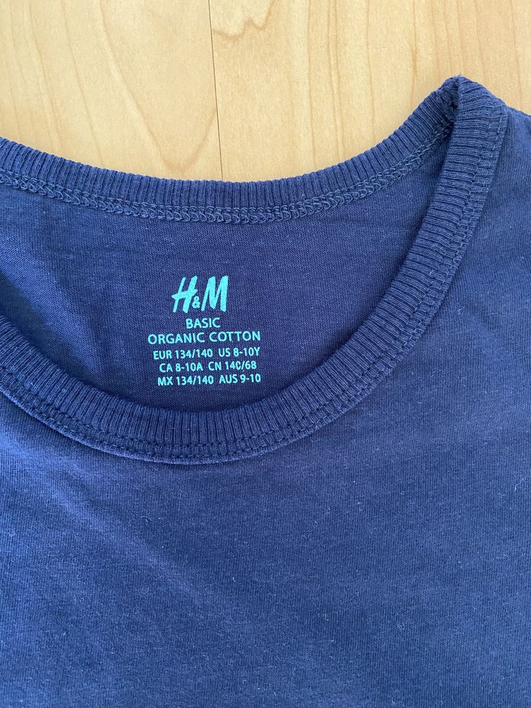 Spodenki podkoszulka h&m organic 10 lat