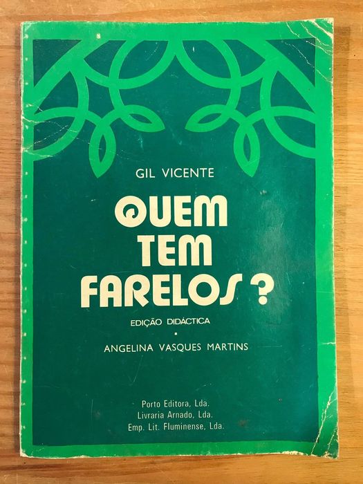 Quem Tem Farelos - Gil Vicente - Edição Didática (portes grátis)