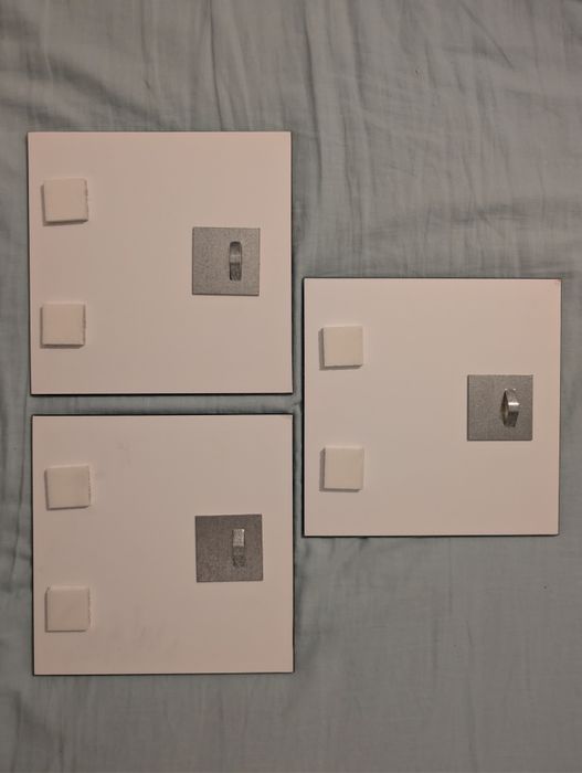 3 obrazy motyle 20x20 komplet