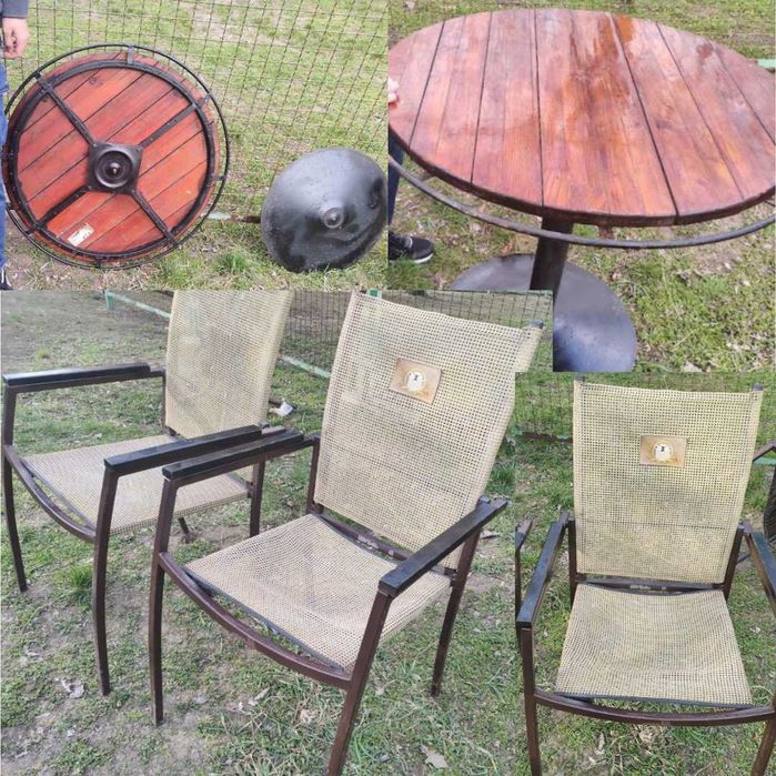 Мебель Комплект 5 предметов стол кресла, стіл, крісла