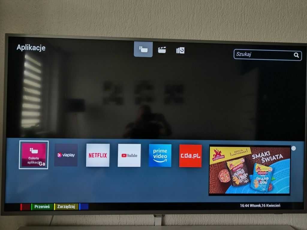 SMART TV PHILIPS 65PUS6262/12 65" 4K UHD WiFi Ambilight YouTube dvbt2